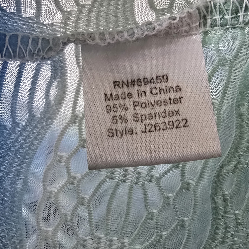 J Valdi Swimsuit Tropical Boho Cover Up Sheer Dress Like New Small - Picture 4 of 8